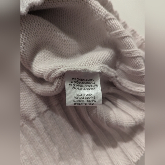 Minnie Rose Love Me Always Cotton Cashmere Blend Sweater XL - Picture 11 of 12